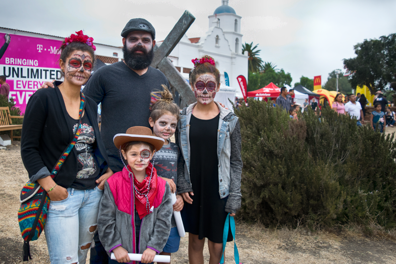 The Faces of Dia de los Muertos, Oceanside 2017