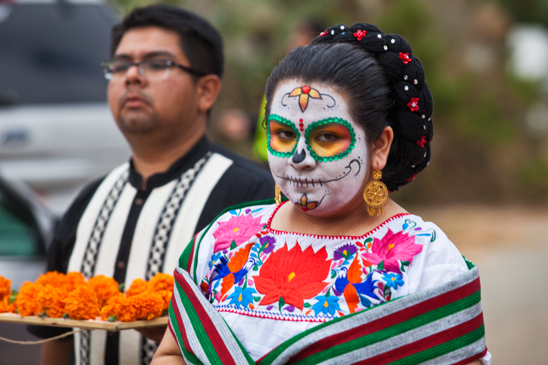 The Faces of Dia de los Muertos, Oceanside 2017