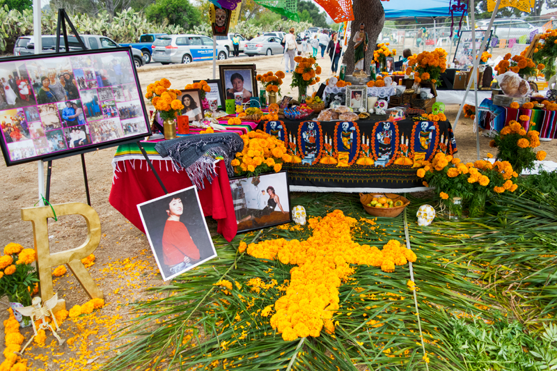 The Faces of Dia de los Muertos, Oceanside 2017