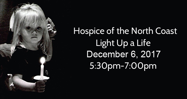 Community Invited to Hospice of the North Coasts 'Light Up a Life'-Dec. 6