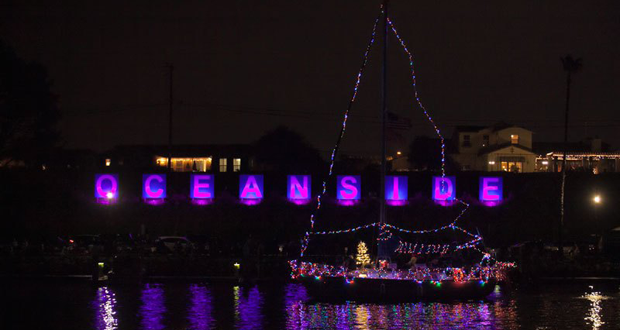 Oceanside Yacht Club Presents the Parade of Lights, Dec 9