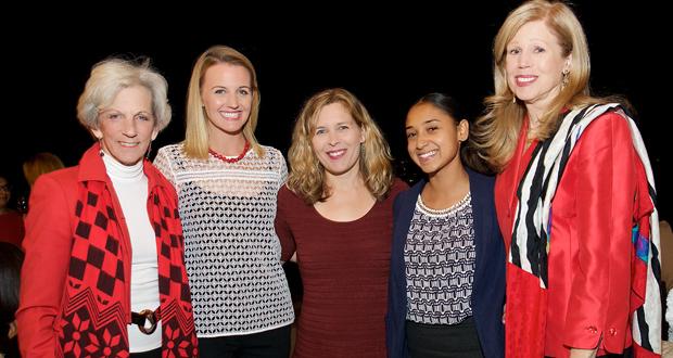 (Left to Right): Nancy Spector, SDWF Member; Katie Sawyer, SDWF Executive Director; Aimee Halfpenny, Director of Development, JIT; Victoria Willis, Former Foster Youth and JIT Participant; Karen Miller, Investor Stewardship & Events, JIT. (courtesy photo)
