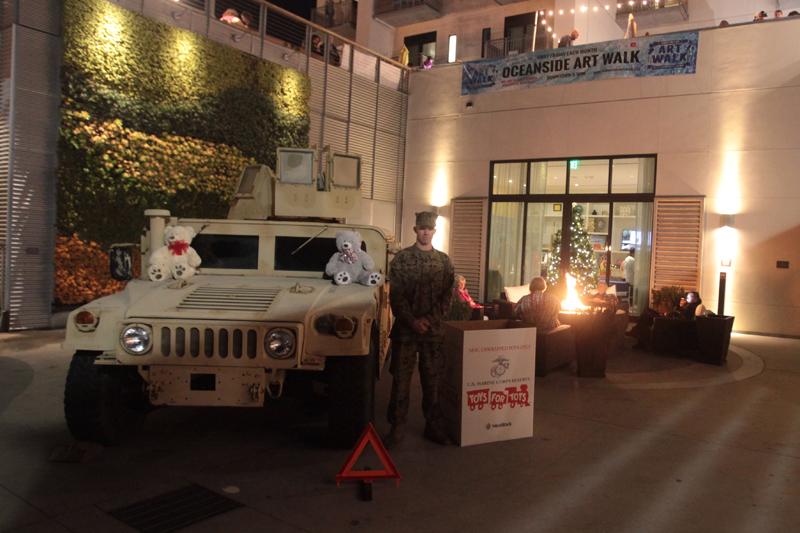 SpringHill Suites Tree Lighting for 'Toy for Tots'