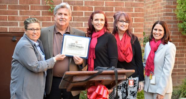 April Wilson, Council-member Jack Feller, Andrea Kinley, Terri Haggman and Edina Martinez