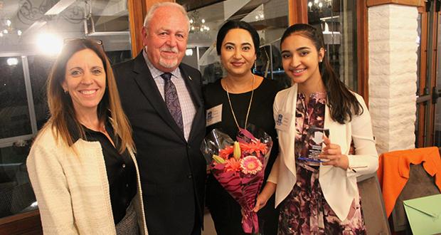 BGCO CEO Jodi Diamond, BGCO Board President Robert Botkin, Durry Tahmas, and San Diego County Youth of the Year Ariana Tahmas. (Photo courtesy: BGCOceanside)