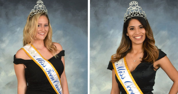 Miss Teen Oceanside, Lauren Bell and Miss Oceanside, Maggie Islas