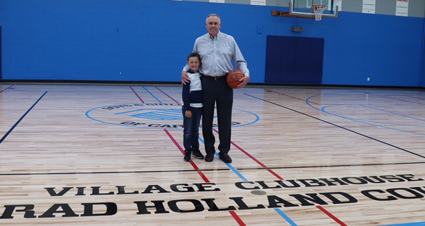 Brad Holland with a Club friend (courtesy photo)