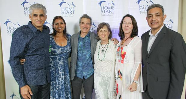 Mohit and Sharmila Bhushan, Aleck Karis and Karen Hirschfeld Karis, Fiona Mackin-Jha and Sanjay Jha(courtesy photo)