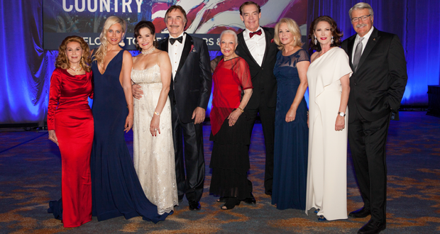 Reena Horowitz, Stephanie Brown, Arlene and Richard Esgate, Jeanne Jones, Jack and Una McGrory, and Hélène and George Gould (courtesy photo)