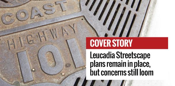 Coast Highway 101 grates can be found throughout downtown Encinitas, installed as part of a streetscape project several years ago. A similar project is now slated for Leucadia. (Photo by Jill5141, iStock Getty Images)