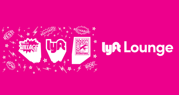 Lyft Lounge at Comic-Con Offers Fans an Opportunity to Rest, Rehydrate and Recharge