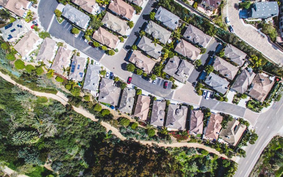 Encinitas homes are shown in this March 2018 aerial. (Photo by Ian McDonnell, iStock Getty Images)