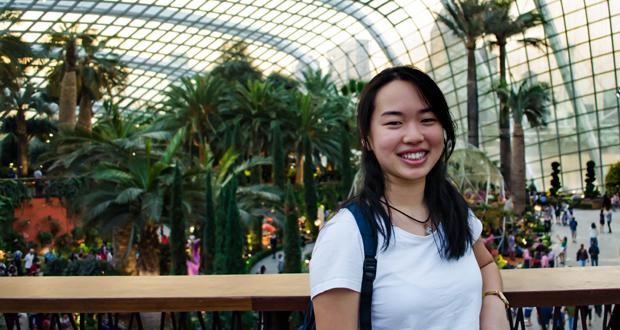 Jessica Xu in Singapore ( Photo courtesy: Don Diego Scholarship Foundation)