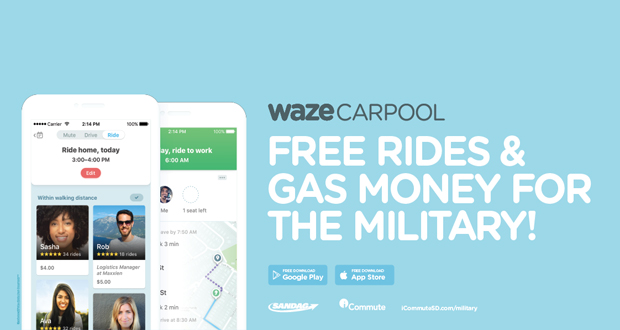 SANDAG Partners with Waze for Nation’s First-Ever Military Carpool Incentive