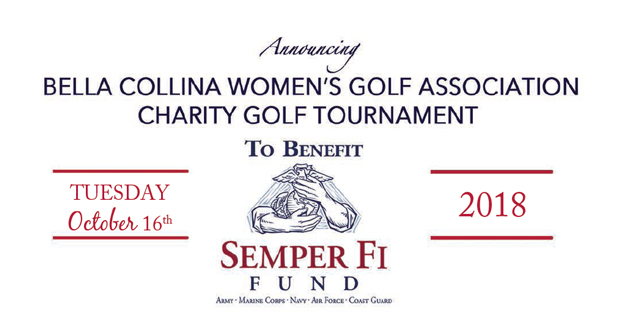 Bella Collina Women's Golf Association Charity Golf Tournament to Benefit Semper Fi Fund