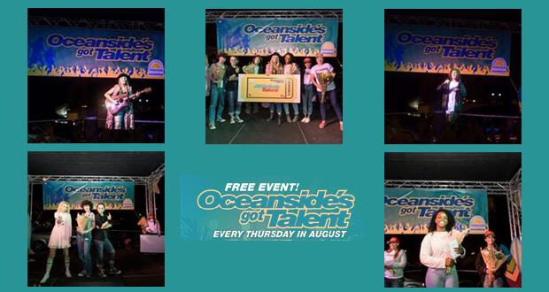 17-Year-old Lizzie Waters Winner of Oceanside’s Got Talent Contest 2018