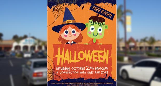 Trick or Treat and Frankenstein's Monster at Mission Market Place- October 27