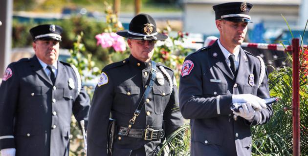 Snapshots from the OFD Old Glory Retirement Ceremony