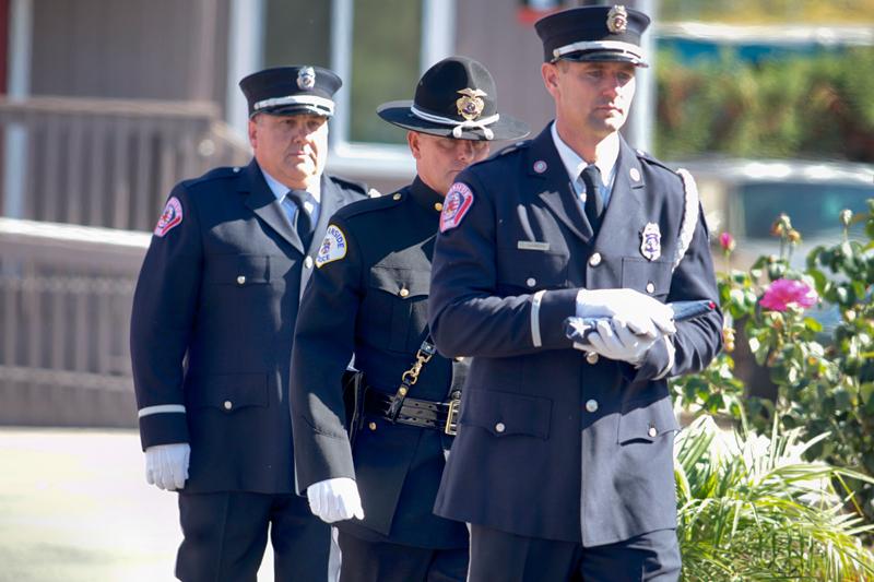 Snapshots from the OFD Old Glory Retirement Ceremony