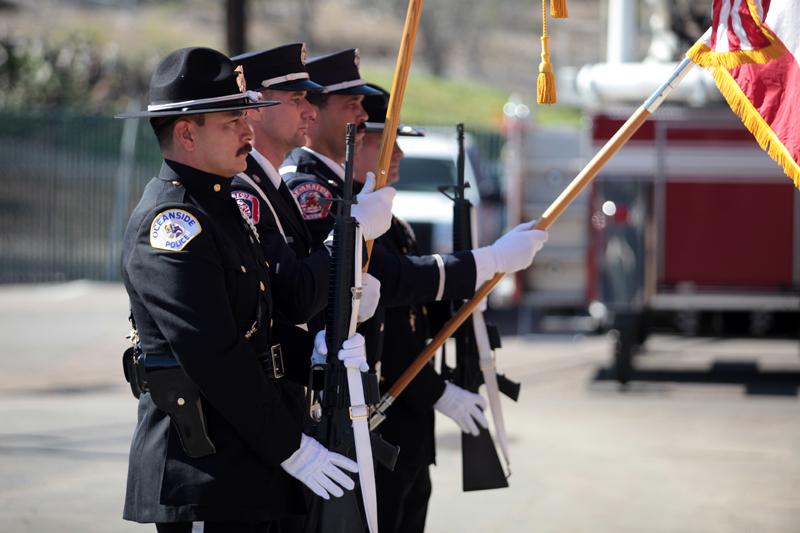 Snapshots from the OFD Old Glory Retirement Ceremony