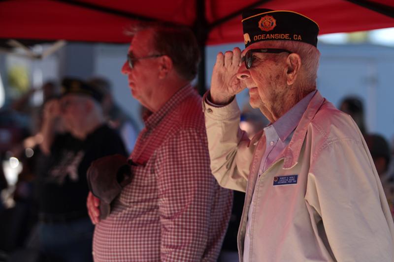 Snapshots from the OFD Old Glory Retirement Ceremony