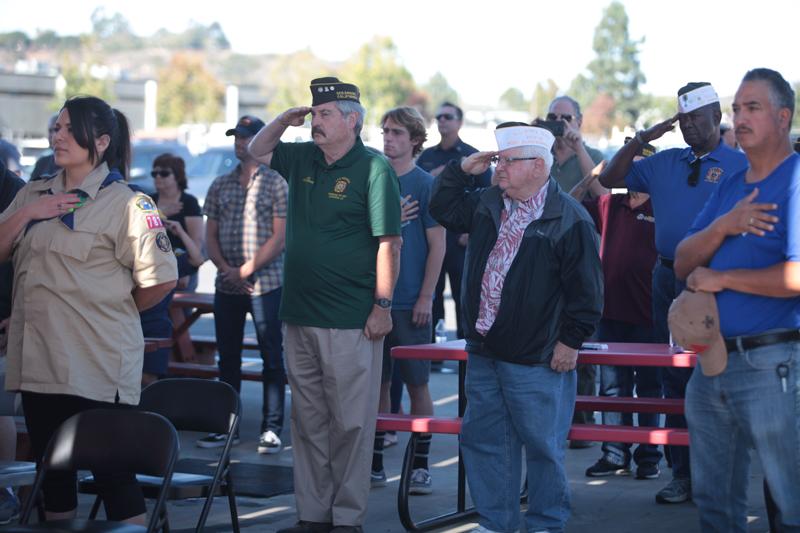 Snapshots from the OFD Old Glory Retirement Ceremony