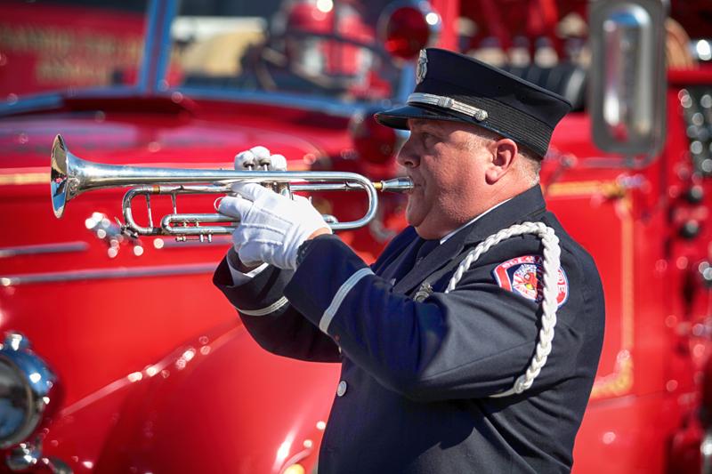 Snapshots from the OFD Old Glory Retirement Ceremony