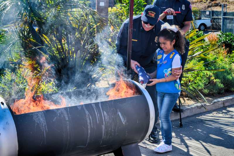 Snapshots from the OFD Old Glory Retirement Ceremony