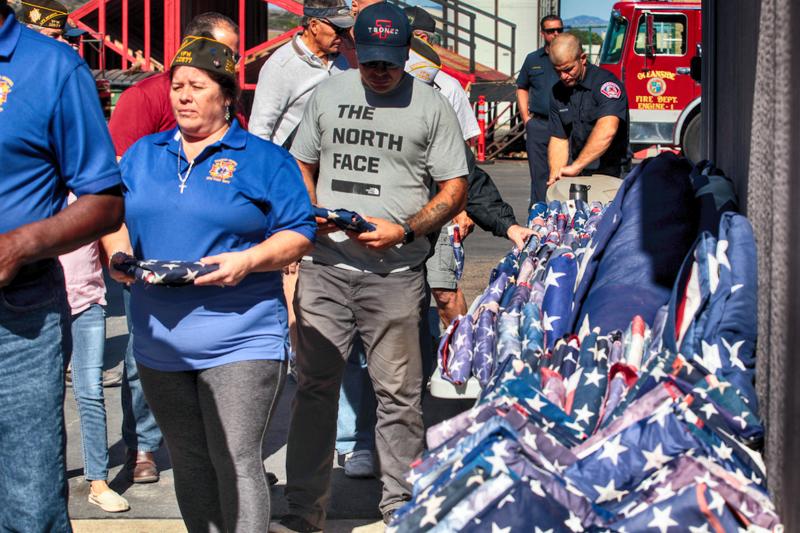Snapshots from the OFD Old Glory Retirement Ceremony
