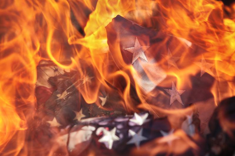 Snapshots from the OFD Old Glory Retirement Ceremony