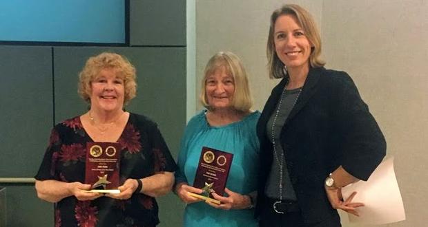 2017 award winners Judy Thum (left), Pam Walker (center), Encinitas Mayor Catherine Blakespear (right) (Photo courtesy: City of Encinitas)