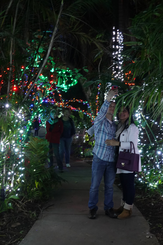 A Visit to the San Diego Botanic Garden 'Garden of Lights'