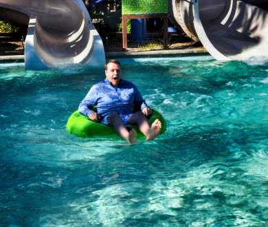 Chillin' at the Wave Waterparks' Penguin Plunge