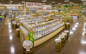 This Sprouts store interior represents the decor found across its locations. (Photo by Rick Gale for Sprouts Farmers Market)