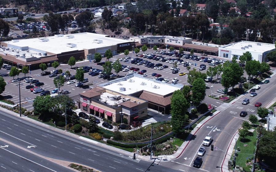 Encinitas Marketplace shopping center, pictured in a June 2018 photograph, has been sold for $43 million. (Southwest Strategies courtesy photo)