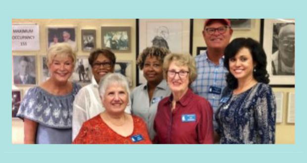 Front row l-r Joyce Cerimele, Nita Rodriguez, Sara Bussiere,
Back Row-l-r Karen Gallagher, Janetha Bailey-Long, Renee Stepp,John Wohlmuth( photo courtesy: Brother Benno's Auxiliary)