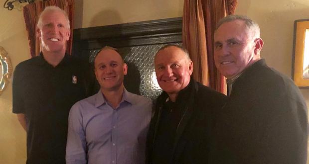 Bill Walton, Chad Nelson, Greg Nelson and Brad Holland (Photo courtesy: Boys & Girls Clubs of Carlsbad)