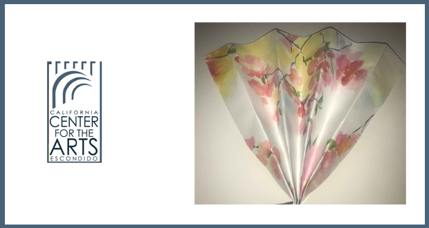 Saturdays Free Art Lesson Features Painted Japanese Fans-March 2