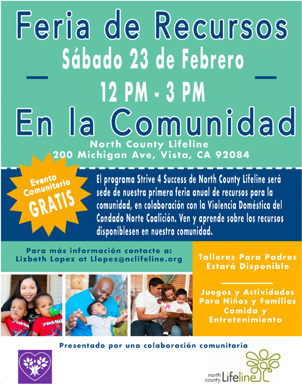 North County Lifeline to Host Inaugural Community Resource Fair- February 23