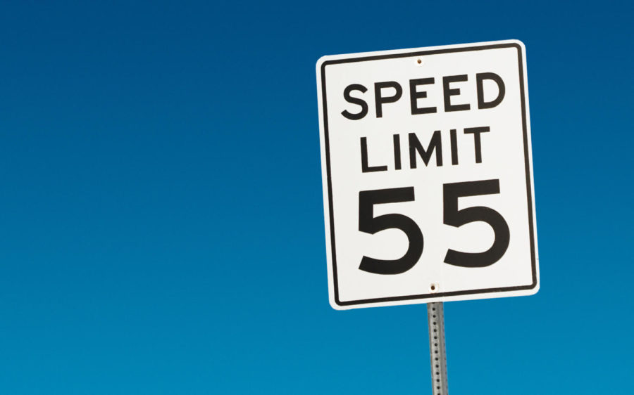 Speed has been reduced to 55 mph along Interstate 5 from Encinitas to Carlsbad during freeway construction. (Photo by Micah Bowerbank, iStock Getty Images)