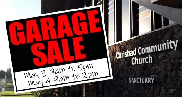 Huge, Annual Garage Sale at Carlsbad Community Church