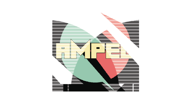 AMPED logo designed by a student artist.