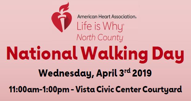 National Walking Day- April 3