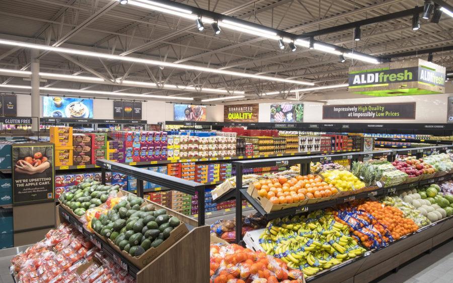 The produce section of a standard ALDI store. (ALDI corporate photo)