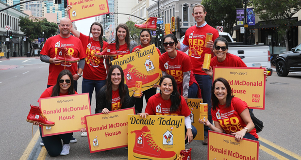 The 10th Annual Red Shoe Day Fundraiser Brings in more than $250,000 for Ronald McDonald House Charities® of San Diego