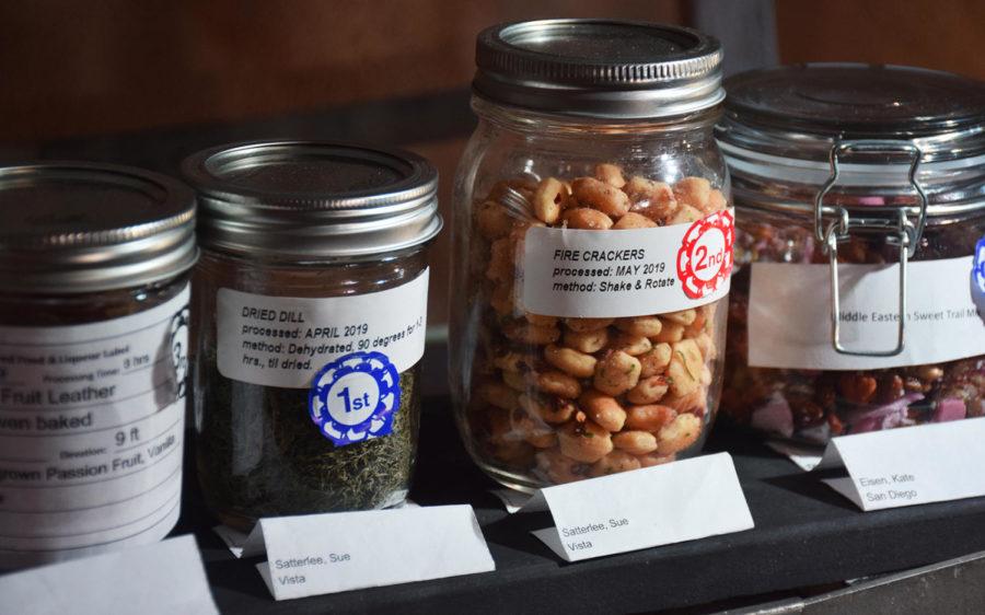 Sue Satterlee of Vista won first place for her dried dill and second place for her firecrackers in the Home and Hobby contest at this year’s San Diego County Fair. (Photo by Lauren J. Mapp)