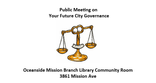 Public Meeting on Your Future City Governance