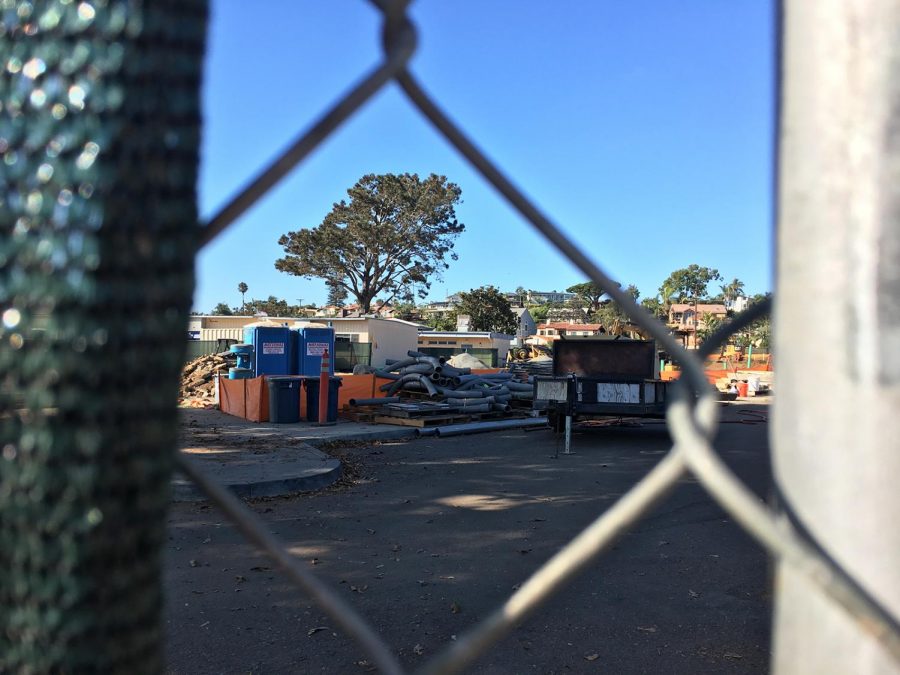 The Cardiff Elementary School campus is shown under construction Sept. 17. (Photo by Roman S. Koenig)