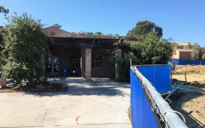 The current Administration building at MiraCosta College’s campus in Cardiff, pictured Sept. 20, is set to be demolished to make way for its replacement. (Photo by Roman S. Koenig)