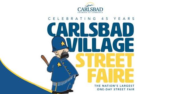 The Carlsbad Chamber of Commerce Celebrates 45 Years of the Carlsbad Village Street Faire - November 3